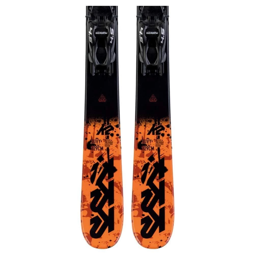 K2 2020 Junior Juvy Fastrak Skis W/Marker FDT Bindings 4 K2 2020 Junior Juvy Fastrak Skis W/Marker FDT Bindings - Image 2