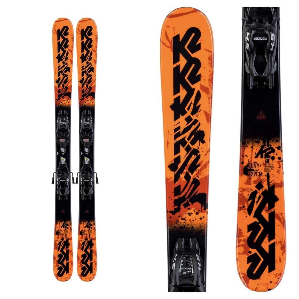 K2 2020 Junior Juvy Fastrak Skis W/Marker FDT Bindings 3 K2 2020 Junior Juvy Fastrak Skis W/Marker FDT Bindings