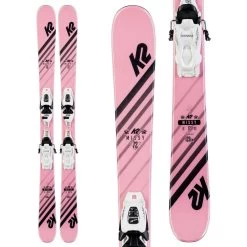 K2 Missy Skis + FDT 7.0 Bindings 2020 - Girls - 139 Cm